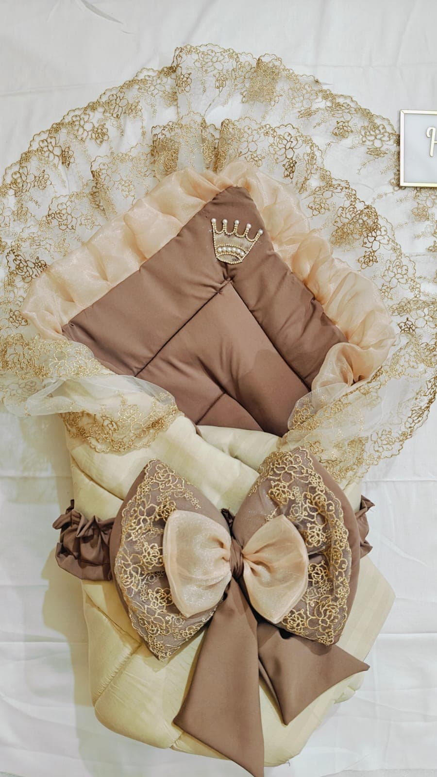 Silk Trim Receiving Blanket