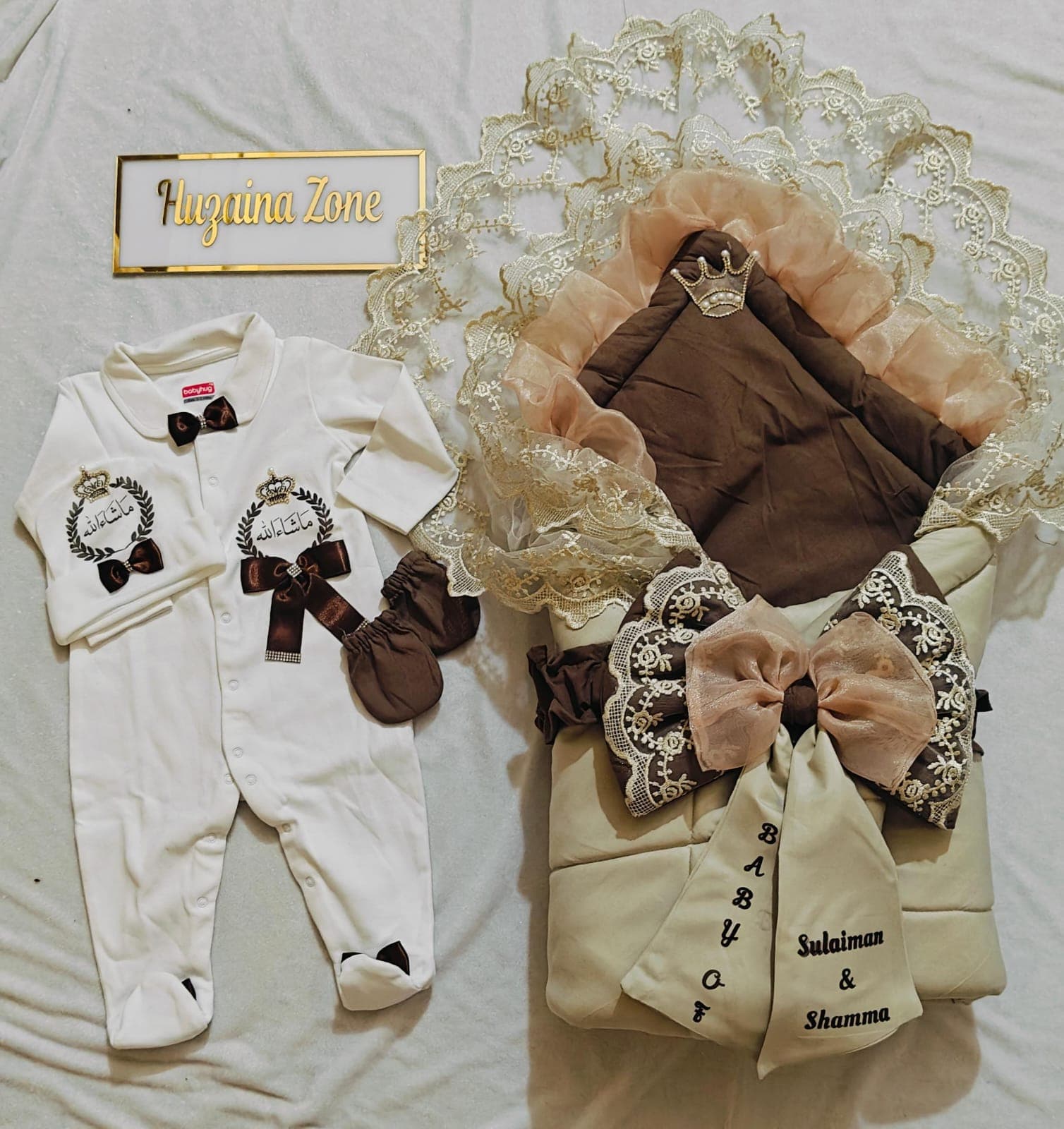 Waffle Knit Baby Towel