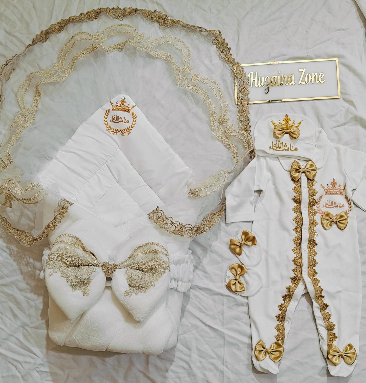 Floral Print Baby Swaddle