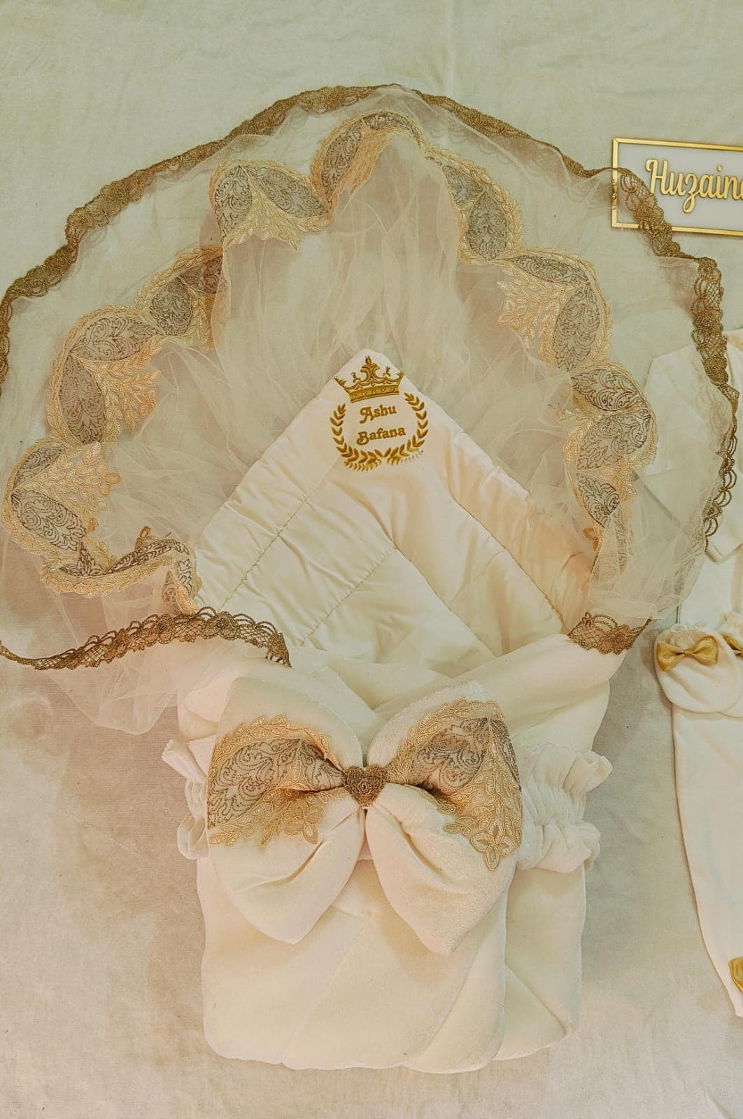 Floral Print Baby Swaddle